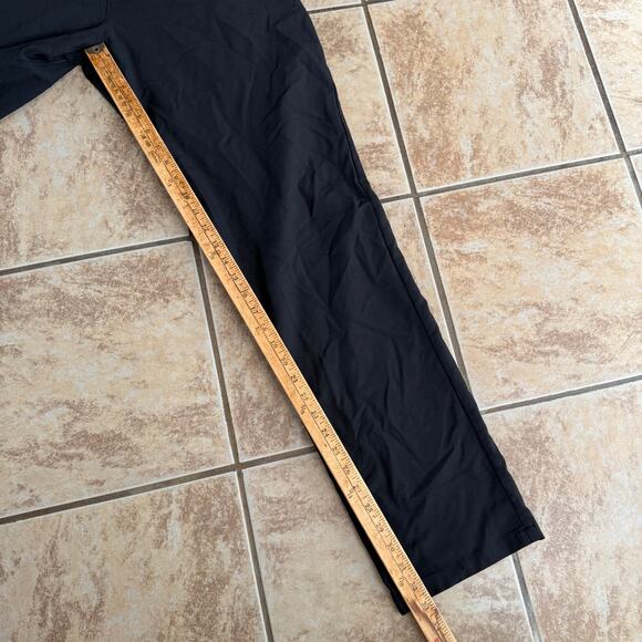 Lululemon Men’s Chino Pants Black Size 34 x 33‎ Straight Leg Stretch - Picture 4 of 9